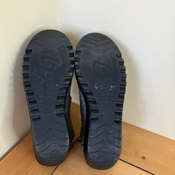 Bernie Mev Lulia Grey Woven Platform Mary Jane Shoes Wedge Heel EU 38 US 7 - Picture 7 of 7